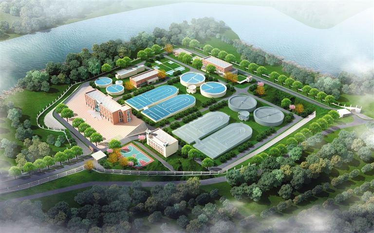 四川自贡市1.5万吨半地下市政污水处理厂EPC总包工程开工